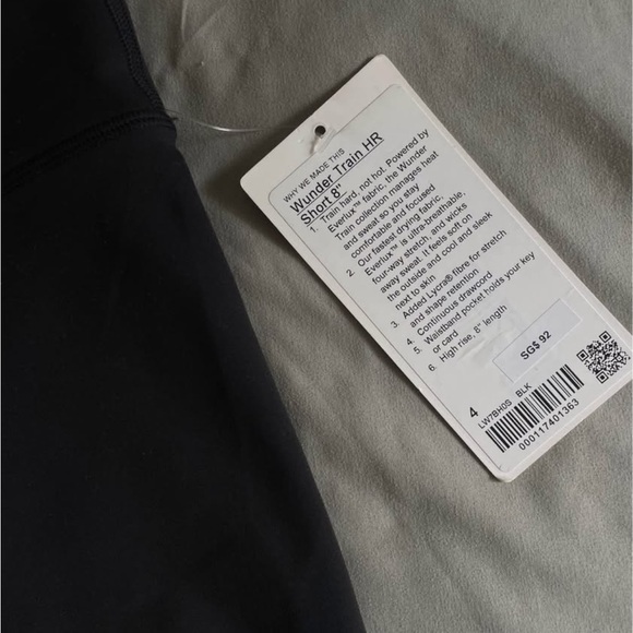 🍋 Lululemon Wunder Train High-Rise Short 8" (BNWT) - Picture 6 of 6